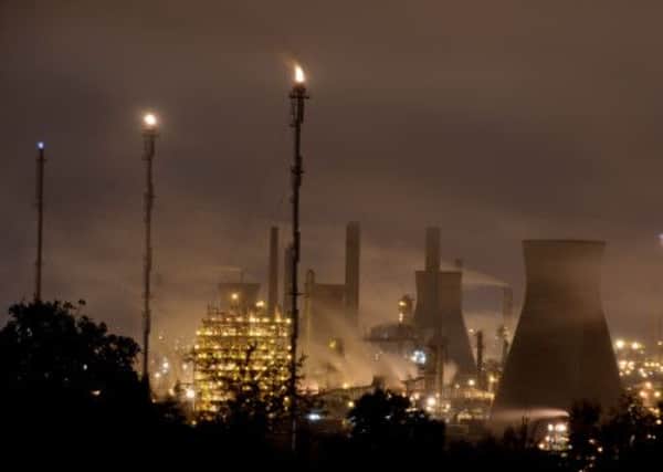Talks between management and unions at Grangemouth have broken down as a major strike is scheduled to take place on Sunday. Picture: Phil Wilkinson