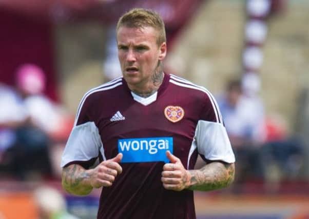 Hearts midfielder Ryan Stevenson believes that, for his younger team-mates, playing for the Tynecastle club is a 'unique opportunity'. Picture: SNS