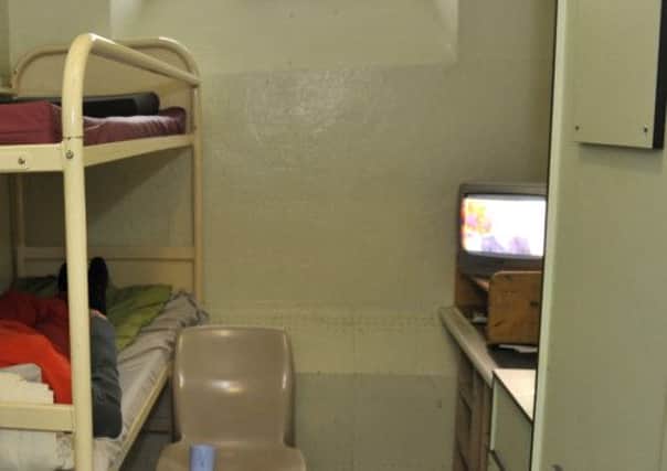 Earlier this year a Holyrood committee recommended limits be placed on the amount of TV watched by inmates. Picture: TSPL