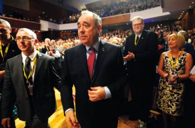 Alex Salmond made several post-independence spending pledges during his speech. Picture: Getty