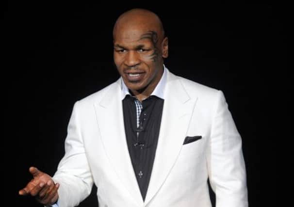 Mike Tyson: bringing show to Glasgow. Picture: Getty