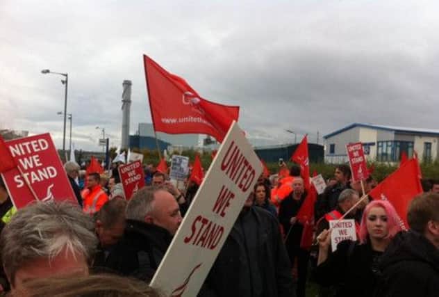 Union Unite accused Ineos of giving workers an ultimatum of accepting worse pay or lose their job. Picture: Twitter
