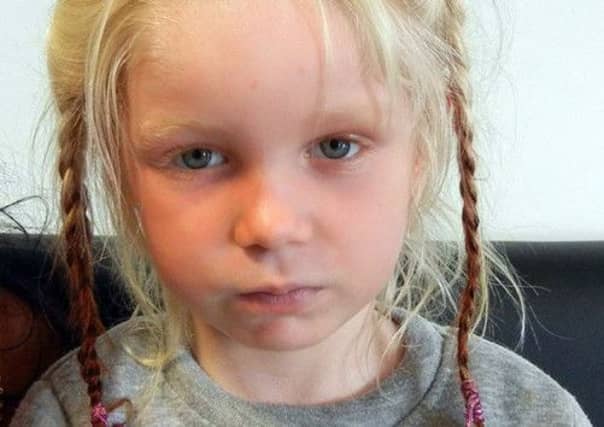 The girl, known only as Maria, rescued by police in Greece. Picture: Getty