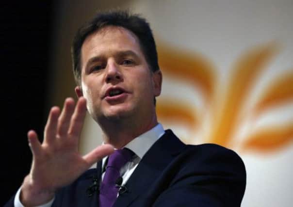 Nick Clegg: 'We are not identical parties'. Picture: PA