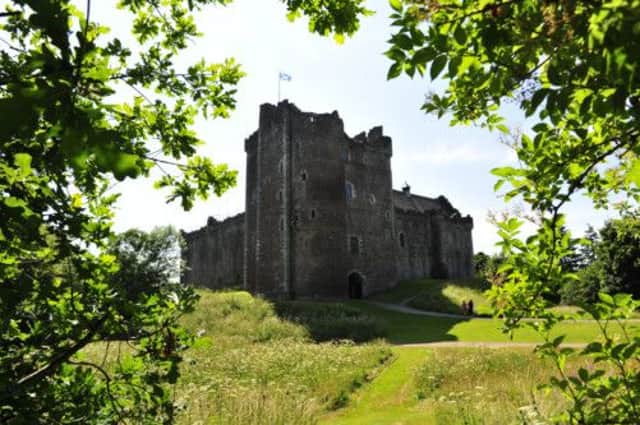 Doune Castle will be completely shut to the public from today to make way for the cast and crew of Outlander. Picture: Robert Perry