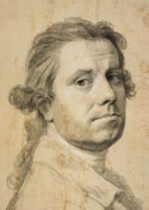 Allan Ramsay at 300 exhibition
self portrait about 1756
