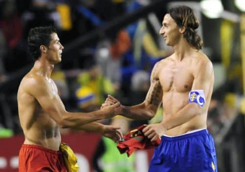 Next summers Brazil World Cup will be lacking the star power of Cristiano Ronaldo, left, or Zlatan Ibrahimovic. Picture: Getty