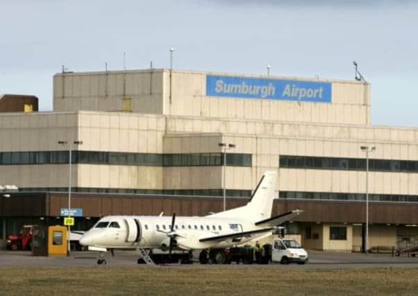 Sumburgh airport in Shetland. Picture: PA