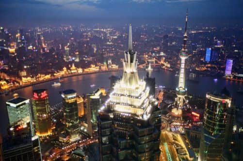 The Pudong Lujiazui district in Shanghai, China. Picture: Getty