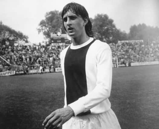 The great Johan Cruyff, who played in ties at Celtic Park in 1971 and 1982. Picture: Hulton Archive/Getty Images
