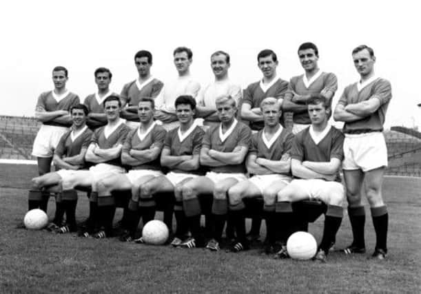 Norrie Martin, back row fourth from left, was an outstanding player who was dogged by injury and never won a medal with Rangers. Picture: SNS