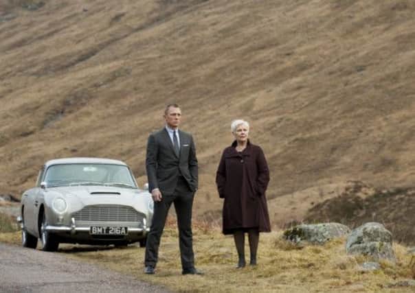 Daniel Craig (left) and Judy Dench star in Skyfall. Picture: Contributed