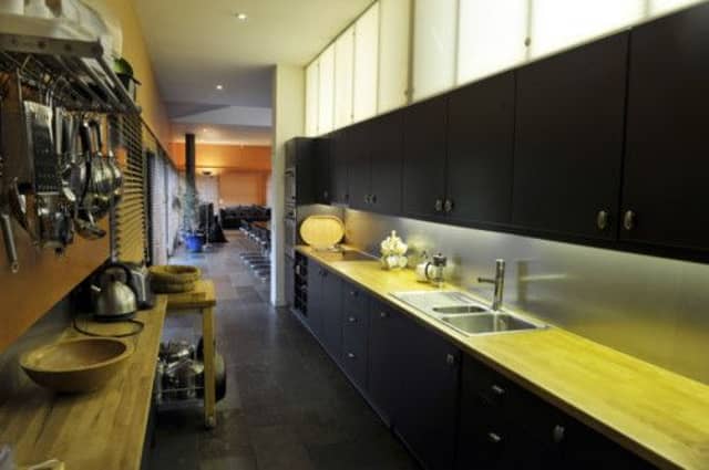 The kitchen, leading to the living area. Picture: Donald MacLeod