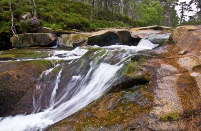 Alan Findlay's winning shot of the Water of Tanar