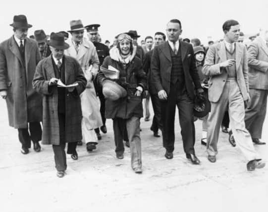 On this day in 1937 Jean Batten flew from Australia to Britain in a record time of five days, 18 hours and 18 minutes. Picture: Getty