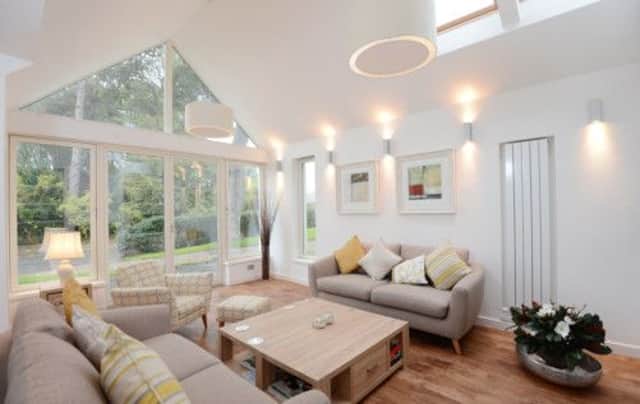 The glazed extension. Picture: Neil Hanna