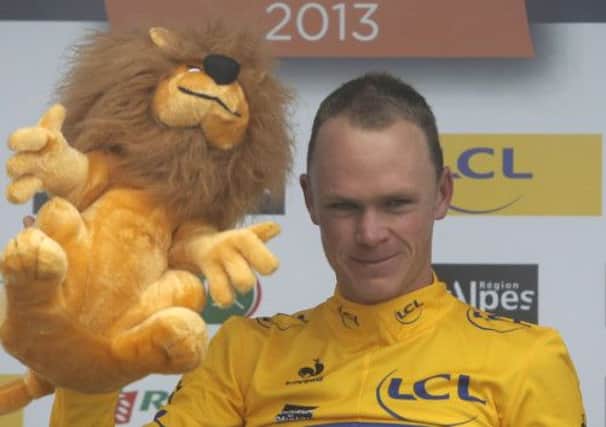 Defending champion Chris Froome has worries over the fifth stage of the Tour de France. Picture: AP
