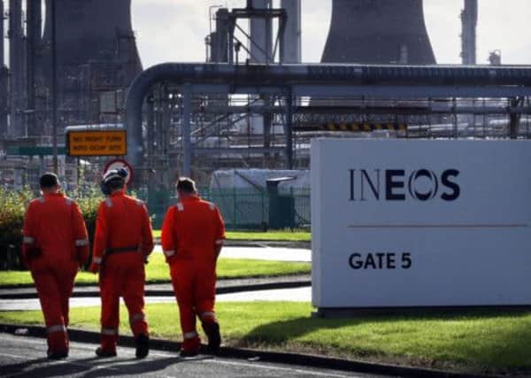 The Ineos petrochemical plant in Grangemouth. Picture: PA