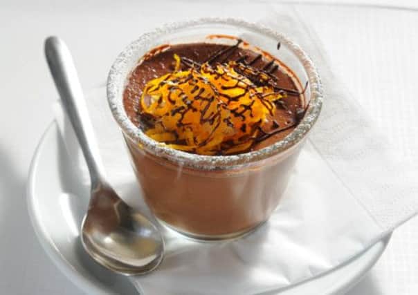 Chocolate Ginger Orange pots. Picture: Robert Perry