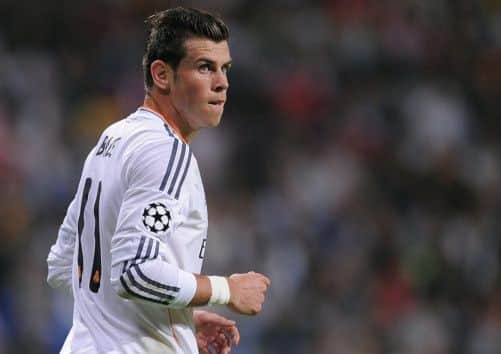 The focus will be on Gareth Bale of Real Madrid, pictured, and Barcelona's Neymar during tomorrow's 'Clasico' in the Catalan capital. Picture: Getty