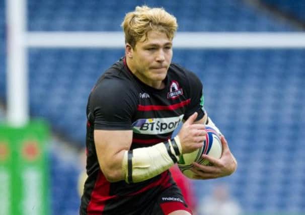 Edinburgh will be bolstered by the return of David Denton against Treviso tonight. Picture: SNS