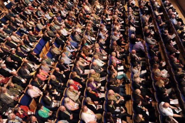Delegates on the second day of the SNP 79th Annual National Conference. Picture: Jane Barlow