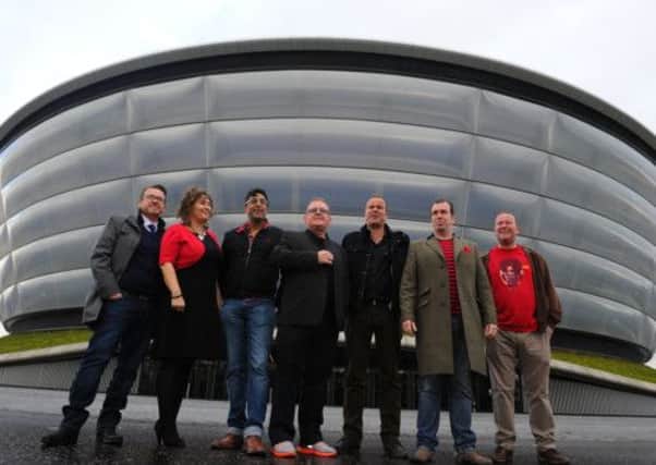 The cast of Still Game at the Hydro in Glasgow. Picture: Robert Perry