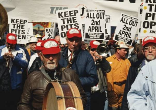 On this day in 1992 more than 100,000 protesters demonstrated against plans to close coal mines in the UK. Picture: Getty