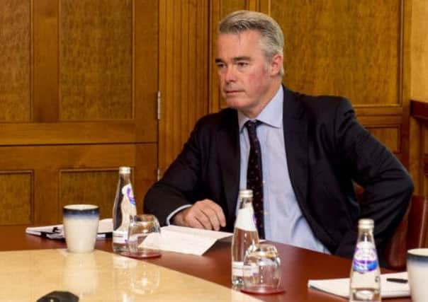 Former Rangers director Paul Murray at yesterday's three-hour summit with Rangers fans' groups. Picture: SNS