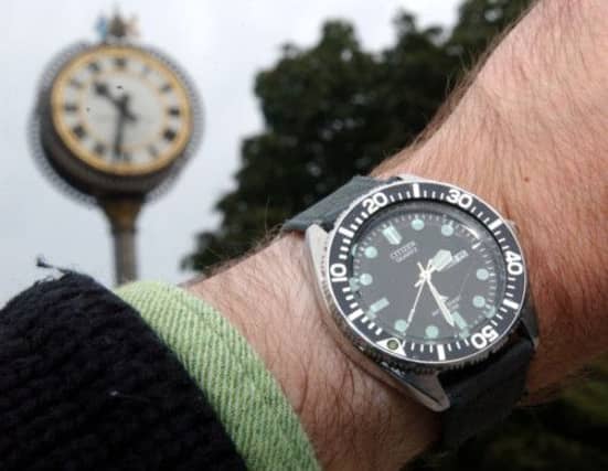 The clocks go back this Sunday. Picture: TSPL