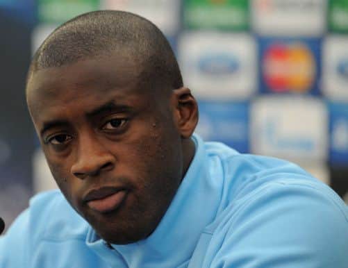 Yaya Toure: Saddened by racist chants. Picture: Getty