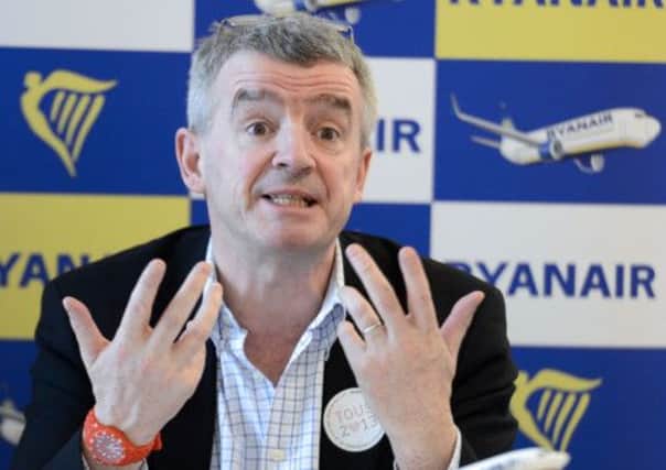 Ryanair boss Michael O'Leary is out to woo more passengers. Picture: Getty