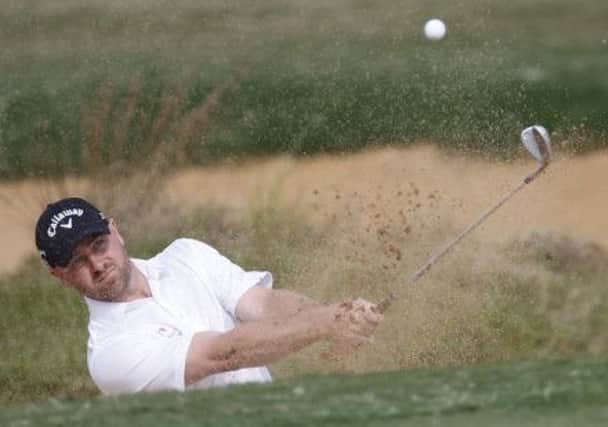 Scotland's Craig Lee calmly gets out of trouble during the BMW Masters. Picture: AP
