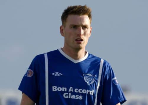 Rory McAllister's penalty gave Peterhead a point against Berwick. Picture: SNS