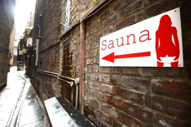 'The capital is defying Police Scotland's crackdown on saunas'. Picture: TSPL