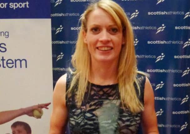 Eilidh Child was presented with her award at a dinner in Glasgow on Saturday. Picture: Contributed