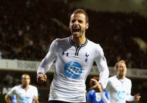 Roberto Soldado: Converted penalty. Picture: Getty
