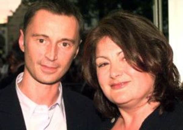 Antonia Bird with Robert Carlyle, who starred in her awardwinning Safe. Picture: PA