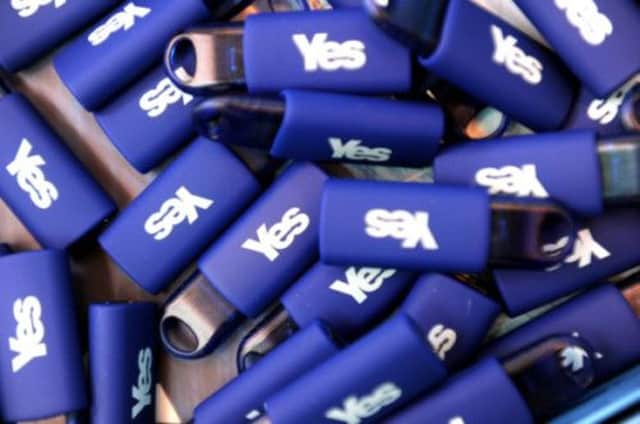 Support for independence stands at 35 per cent, according to the Panelbase poll. Picture: TSPL