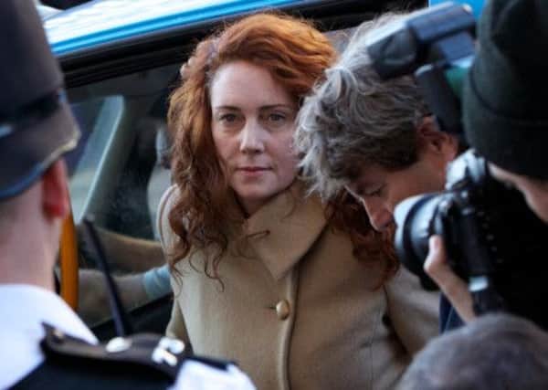 Rebekah Brooks arrives for the first day of the phone-hacking trial at the Old Bailey in London. Picture: Getty