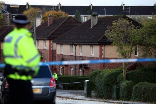 The body was reportedly found in the Springboig area of Glasgow on Sunday morning. Picture: HeMedia