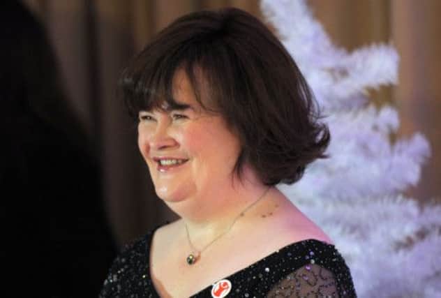 Susan Boyle is promoting her forthcoming Christmas single 'O Come All Ye Faithful', a duet with Elvis Presley. Picture: PA