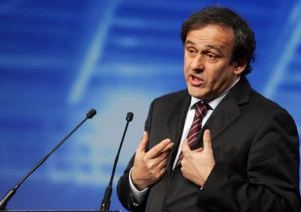 Uefa president Platini wants the World Cup to be more inclusive. Picture: AP