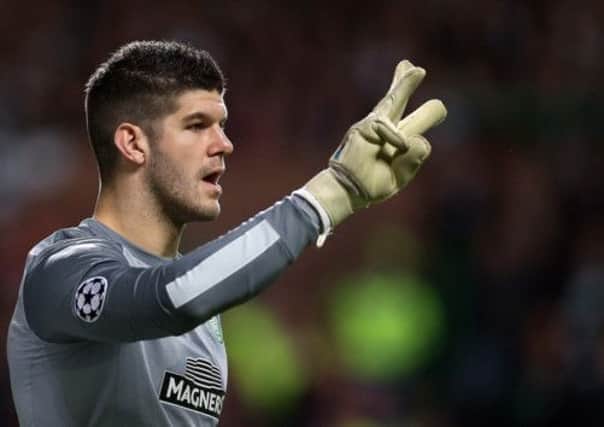 Celtic goalkeeper Fraser Forster could make his England debut soon. Picture: Getty