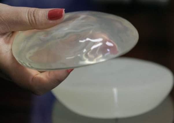 A silicone breast implant manufactured by PIP. European regulators have concluded they pose no cancer risk. Picture: Reuters