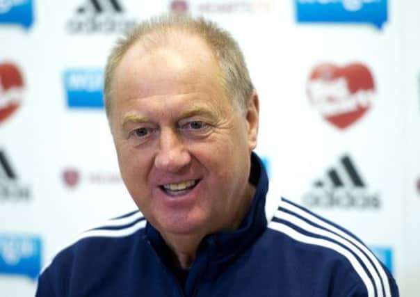 Hearts assistant coach Billy Brown feels the pressure is all on Hibs. Picture: SNS
