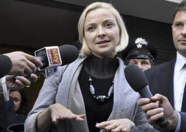 Domnica Cemortan yesterday admitted having an affair with Captain Francesco Schettino. Picture: AP