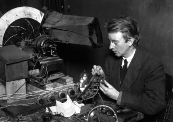 On this day in 1925, Helensburgh-born John Logie Baird produced the first moving image on his television screen. Picture: Getty