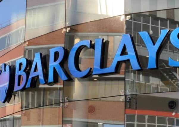 Barclays: 26 per cent fall in third-quarter profits. Picture: PA