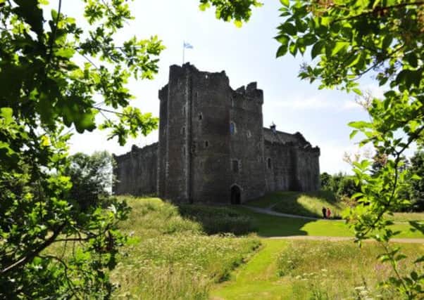 Doune Castle, one of the shooting locations of Outlander. Picture: TSPL